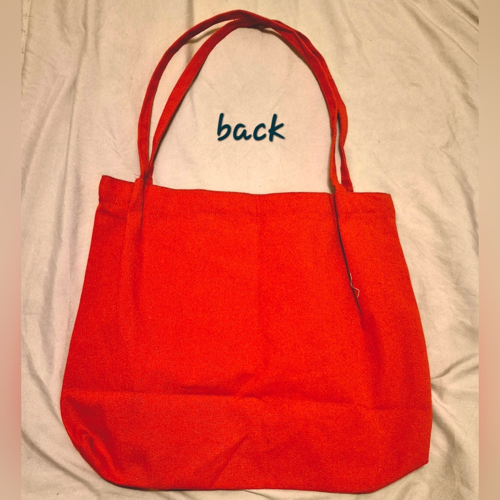 Hello Kitty Red Canvas Tote NEW♡ - Picture 5 of 5